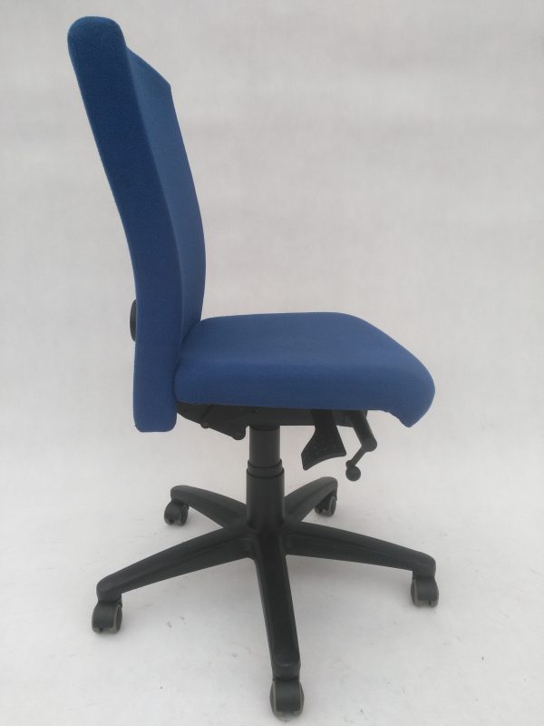 Krzesło biurowe obrotowe Rovo niebieski, meble biurowe używane