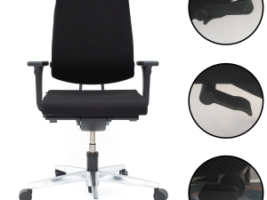 Krzesło biurowe SEDUS BLACK DOT-102 czarne