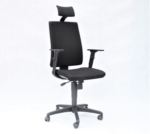 krzesło biurowe Nowy Styl Intrata z zagłówkiem, meble biurowe używane