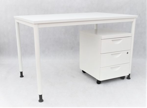 biurko Nowy Styl + kontenerek Ikea-Erik zestaw - meble biurowe używane