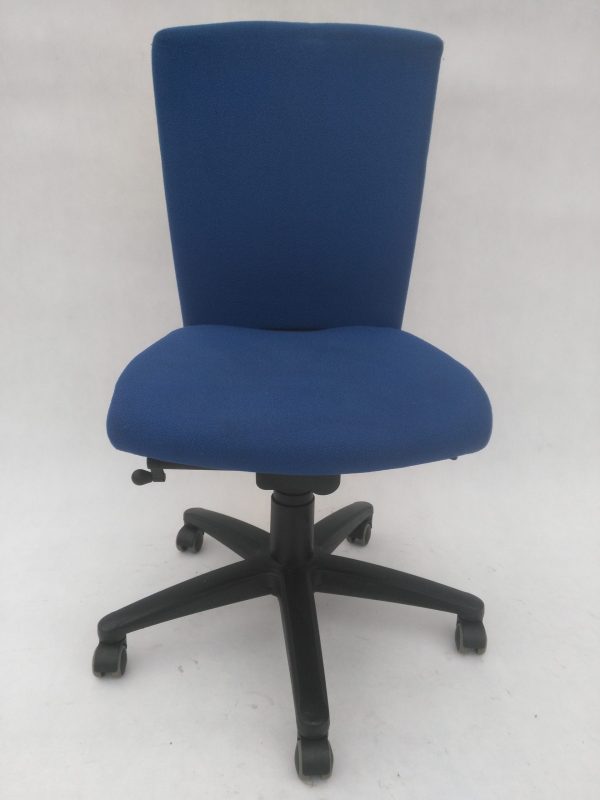 Krzesło biurowe obrotowe Rovo niebieski, meble biurowe używane