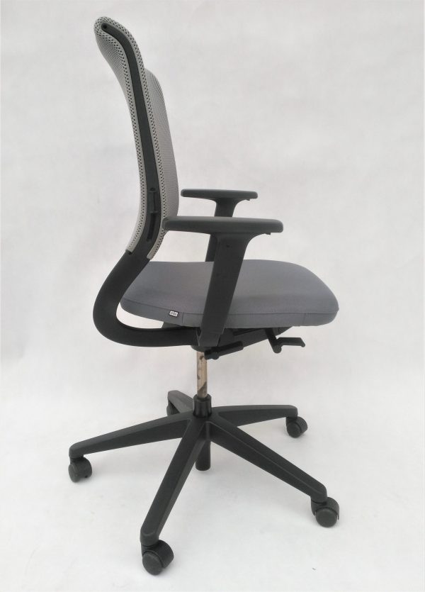 Krzesło biurowe SEDUS Netwin szary, meble biurowe używane