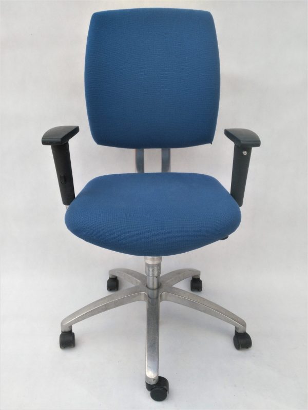 Krzesło biurowe obrotowe DRABERT niebieskie