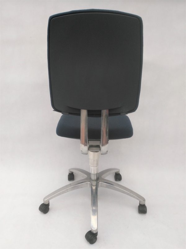 Krzesło biurowe obrotowe DRABERT granatowe