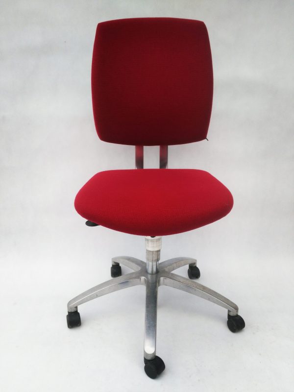 Krzesło biurowe obrotowe DRABERT czerwone