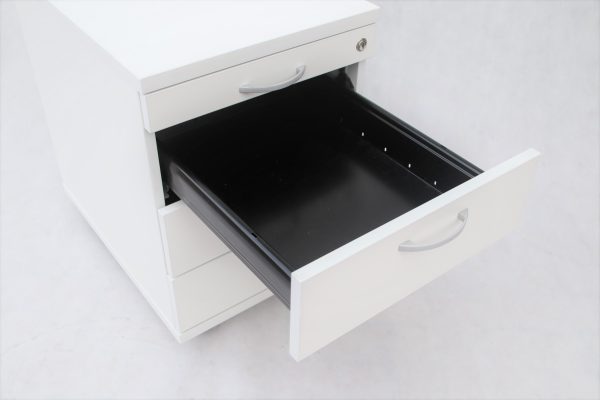 kontenerek - organizer pod biurko WUTEH biały